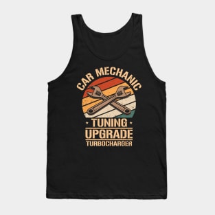 Car Mechanic Tuning Upgrade Turbocharger Tank Top